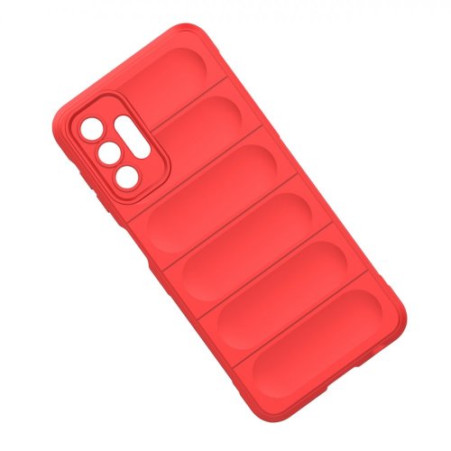 Magic Shield flexibilný kryt pre Samsung Galaxy A13 5G s vystuženým dizajnom - červený