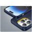 Flexibilný gélový kryt Carbon pre iPhone 14 Pro - modrý