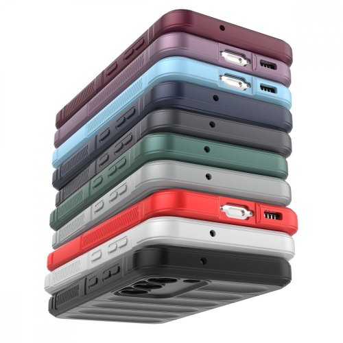 Magic Shield flexibilný kryt pre Samsung Galaxy S23 s vystuženým dizajnom - červený