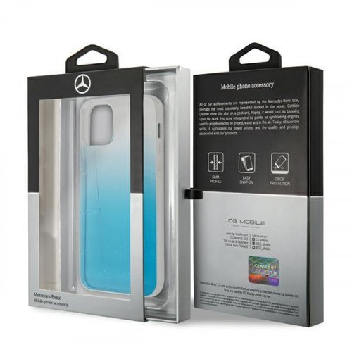 Kryt na mobil iPhone 12 / iPhone 12 Pro Mercedes Transparent Line transparentný