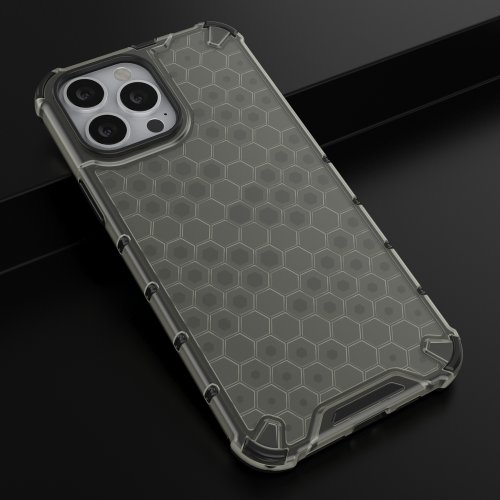 Kryt na mobil iPhone 13 Pro Max Mobi Honeycomb čierny
