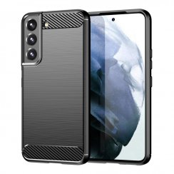 Flexibilný gélový kryt Carbon pre Samsung Galaxy S23+ (S23 Plus) - čierny
