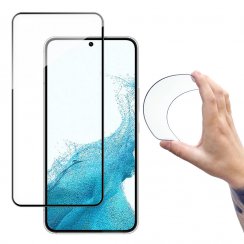 Mobi Nano Hybrid flexibilné celopovrchové tvrdené sklo na mobil Samsung Galaxy S22+ 5G (S22 Plus 5G)