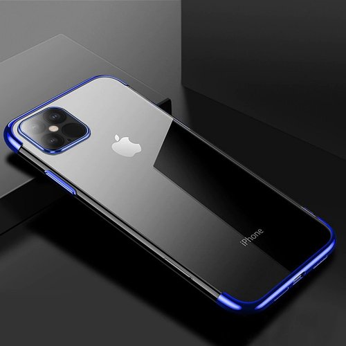 Kryt na mobil iPhone 12 Pro Max Mobi Color gélový, modrý