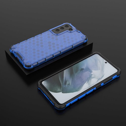 Kryt na mobil Samsung Galaxy S21 FE 5G Mobi Honeycomb modrý