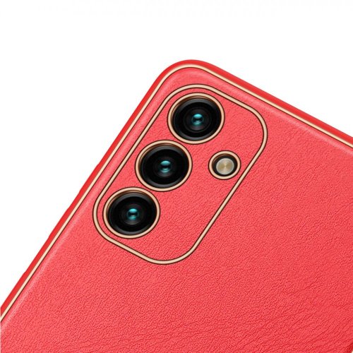 Dux Ducis Yolo elegantný kryt z ekologickej kože pre Samsung Galaxy A13 5G - červený