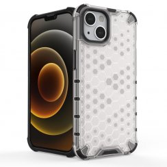 Kryt na mobil iPhone 13 Mobi Honeycomb transparentný