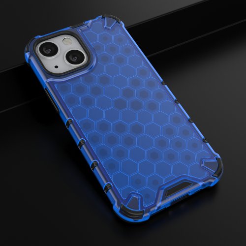Kryt na mobil iPhone 13 Mini Mobi Honeycomb modrý
