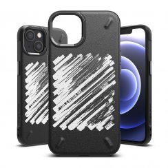 Kryt na mobil iPhone 13 Ringke Onyx Design čierny (Paint)