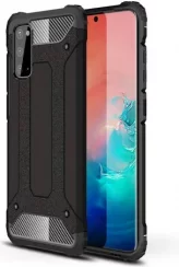 Kryt na mobil Samsung Galaxy A41 Mobi Hybrid, odolný, tvrdý obal, čierny