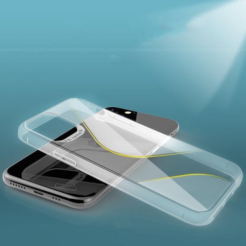 Kryt na mobil iPhone 12 / iPhone 12 Pro Mobi Flexy transparentný