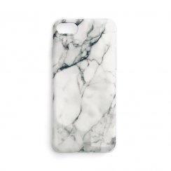 Kryt na mobil iPhone 13 Mini Mobi Marble biely