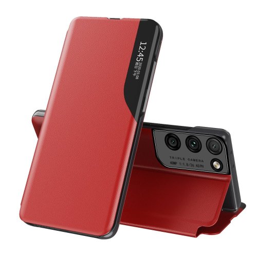 Obal na mobil Samsung Galaxy S21 Ultra 5G Mobi Eco View červený