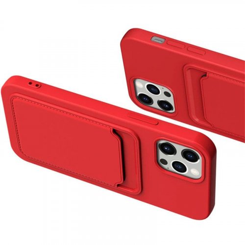 Kryt na mobil Xiaomi Redmi 9 Mobi Card červený