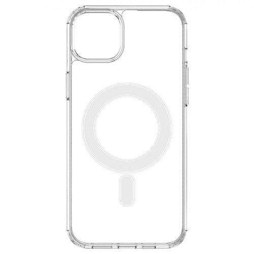 Priehľadný magnetický kryt MagSafe pre iPhone 14 Plus - transparentný