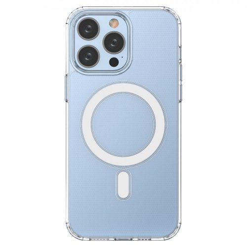 Priehľadný magnetický kryt MagSafe pre iPhone 14 Pro Max - transparentný