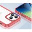 Kryt Outer Space pre iPhone 14 Pro s flexibilným rámečkom - červený