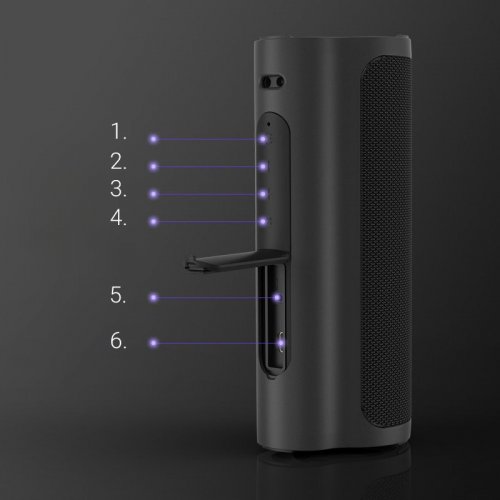 Vodotesný prenosný reproduktor Mobi Tronsmart Force 2, Bluetooth 5.0, 30W čierny