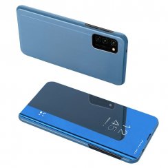 Obal na mobil Samsung Galaxy A02s EU Mobi Clear View modrý
