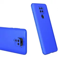 Obal na mobil Xiaomi Redmi Note 9 / Redmi 10X 4G Mobi 360° Full Protection modrý