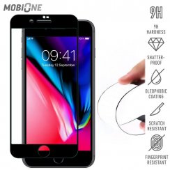 Mobi Nano Hybrid flexibilné celopovrchové tvrdené sklo na mobil iPhone SE 2020 / iPhone 8 / iPhone 7