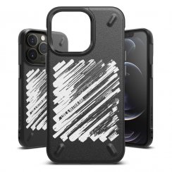 Kryt na mobil iPhone 13 Pro Max Ringke Onyx Design čierny (Paint)