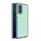 Kryt na mobil Samsung Galaxy S21 5G Mobi Spring s gélovým povrchom, odolný, transparentný s tmavo modrým rámom