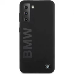 Kryt na mobil Samsung Galaxy S21+ 5G (S21 Plus 5G) BMW Silicone M Collection Big Logo čierny