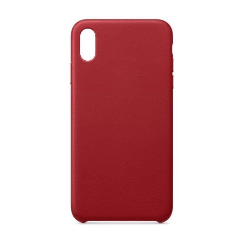 Kryt na mobil iPhone 12 / iPhone 12 Pro Mobi Eco Leather červený