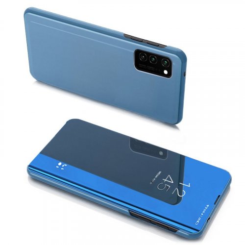 Obal na mobil Samsung Galaxy Note 20 Mobi Clear View modrý