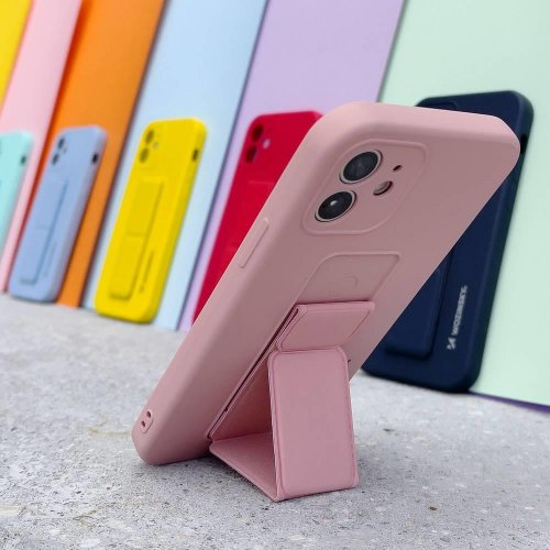Kryt na mobil Samsung Galaxy S21 Ultra 5G Mobi Kickstand ružový