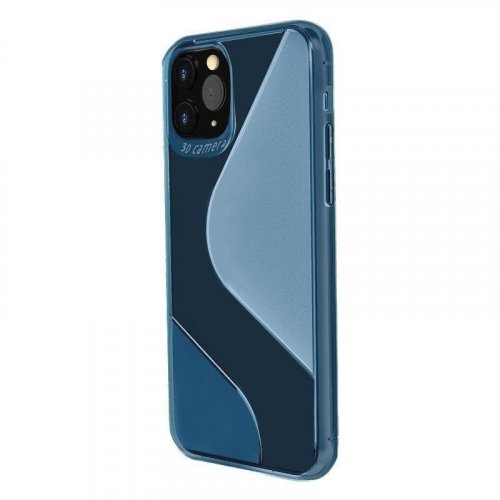 Kryt na mobil iPhone 12 Mini Mobi Flexy modrý