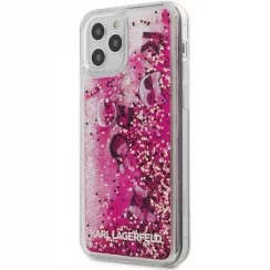 Kryt na mobil iPhone 12 Pro Max Karl Lagerfeld Glitter Charms ružový
