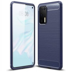 Kryt na mobil Huawei P40 Mobi Carbon modrý