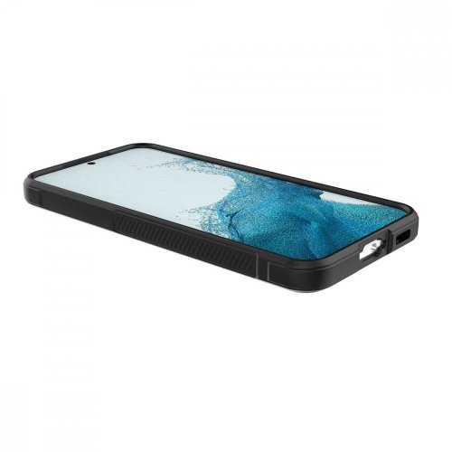 Magic Shield flexibilný kryt pre Samsung Galaxy S23+ (S23 Plus) s vystuženým dizajnom - čierny