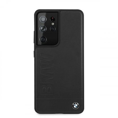 Kryt na mobil Samsung Galaxy S21 Ultra 5G BMW Signature Logo Imprint čierny