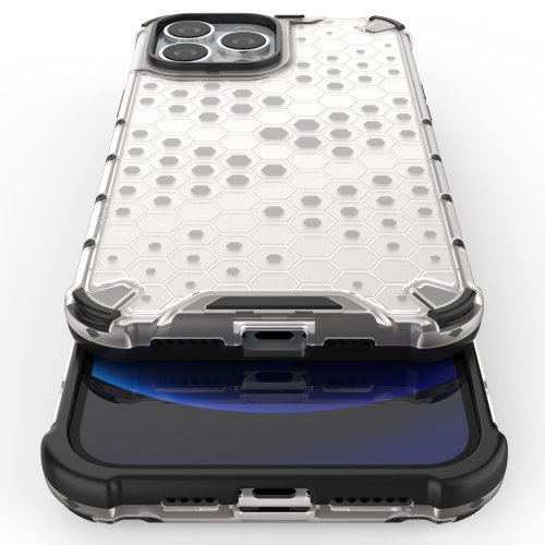 Kryt na mobil iPhone 13 Pro Max Mobi Honeycomb čierny