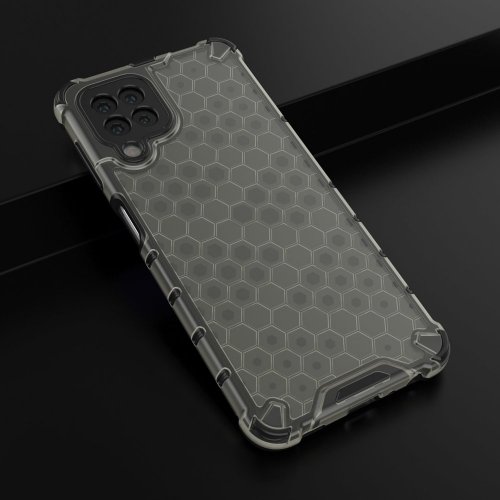 Kryt Honeycomb v TPU ochranou pre Samsung Galaxy A22 4G - čierny