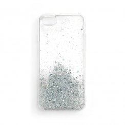 Kryt na mobil iPhone 13 Pro Max Mobi Star Glitter transparentný