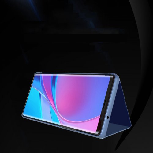 Kryt Clear View pre Samsung Galaxy A22 4G - čierny