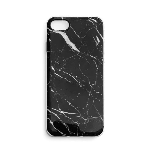 Kryt na mobil iPhone 13 Mobi Marble čierny