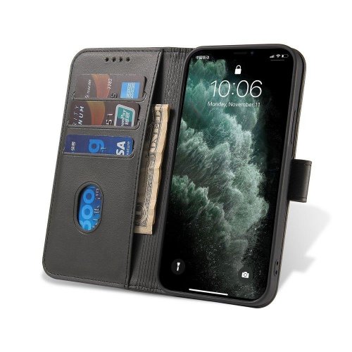 Obal na mobil Huawei P Smart 2021 Mobi Magnet Elegante čierny