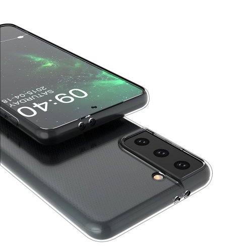 Kryt na mobil Samsung Galaxy S21 5G Mobi Clear 0.5mm silikónový transparentný