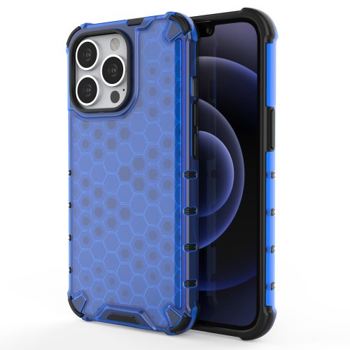 Kryt na mobil iPhone 13 Pro Mobi Honeycomb modrý