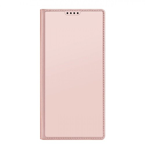 Dux Ducis Skin Pro kryt pre Samsung Galaxy S23 Ultra s klapkou, vreckom na karty a podporou - ružový