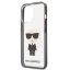 Kryt na mobil iPhone 13 Pro Max Karl Lagerfeld Ikonik Karl transparentný