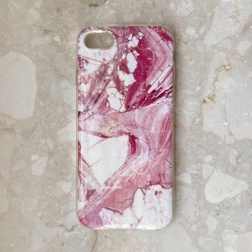 Kryt na mobil iPhone 13 Pro Mobi Marble ružový