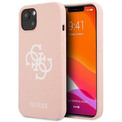Kryt na mobil iPhone 13 Guess 4G Logo ružový