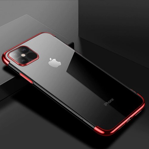 Kryt na mobil iPhone 12 Pro Max Mobi Color gélový, červený