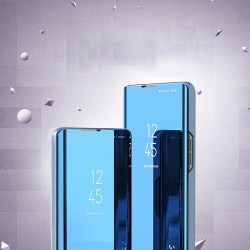 Kryt Clear View pre Samsung Galaxy A32 5G - modrý